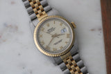 Rolex Datejust Ref.16233 18k Gold and Steel c.1988 Owned by WW2 Hero DFC Winner.