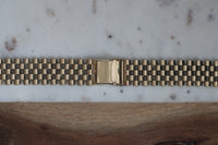 Vintage NK Wristwear 9ct Gold Wristwatch Bracelet Strap 18mm c.1974